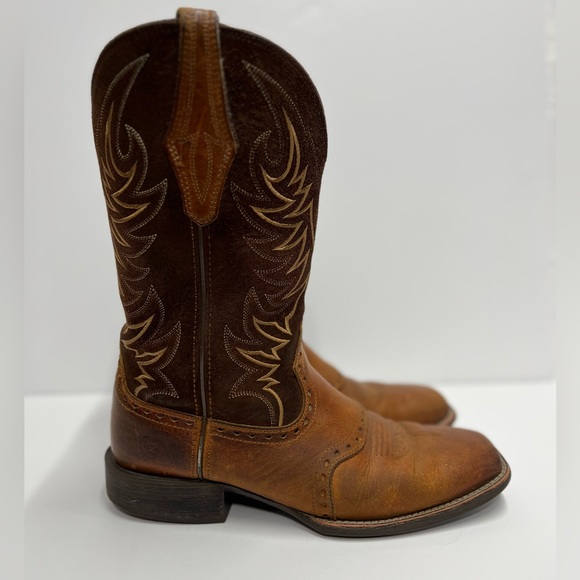 Ariat Boots men’s size 9D style 10021683 sidewinder western boots grizzly brown - Picture 3 of 15